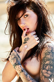 Lena Klahr Inked Playboy Model