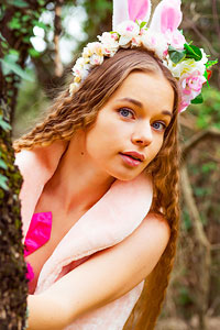 Milena Angel Petite Redhead in the Forest