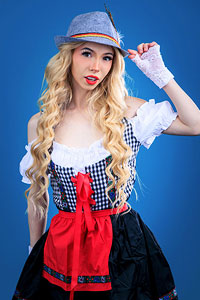 Kenzie Reeves Ready for Octoberfest